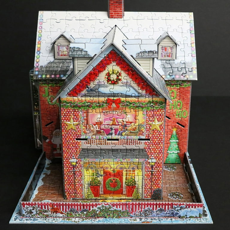 Eurographics: 3D Puzzle: Christmas House - 1100 Pieces - Holiday