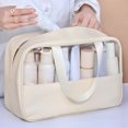 thumbnail image 4 of LCXmlly Portable Storage Bag Large Capacity Waterproof Portable Toiletry Makeup Pouch Organizer Clear PVC Travel Pouch with Zipper Handle, 4 of 9