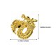 thumbnail image 2 of Greenadscape 4Ud Decorativos Para Servilletas Con Dragón En Metal Dorado Para Eventos, 2 of 6