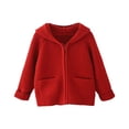 thumbnail image 2 of XXWXYD Children Toddler Autumn Fall Outerwear Zipper Hooded Sweatshirt Jacket Lightweight Windproof Coat Sweater Hoodie Fleec𝖾 Layer, 2 of 6