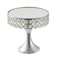 thumbnail image 2 of Soporte para pastel de bodas Soporte para pastel Centro de mesa plateado para 20 cm de diámetro Yuyangstore Pastel de bodas, 2 of 8