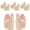 Beige (3 Pairs), variant on 2 Pairs Silicone Bunion Corrector, Big Toe Straightener & Separator for Hallux Valgus Comfort Support, Bunion Protector for Men & Women, Day Night Wearable（Black）