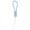 Sky Blue, variant on SharkTRUE 2-in-1 Type-C Charging Cable Lanyard, 18cm Braided Nylon, PD Fast Charge 480Mbps Data, 1 Piece