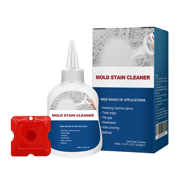 Gel de eliminación de moho, gel de eliminación de moho para el hogar, cocina, refrigerador, lavadora, anillo de goma, limpiador de moho, 100 ml