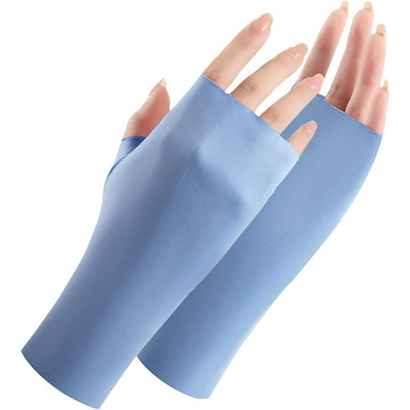 UV Shield Gloves Women Fingerless Gloves Uv Protection Gloves Women Driving Gloves Anti Uv Gloves For Gel