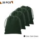 thumbnail image 3 of Uxcell 10pcs Bolsas de Regalo de Terciopelo 7.9" x 9.8" Bolsas de Joyería con Cordón, Verde Oscuro, 3 of 7