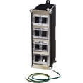 thumbnail image 2 of Tripp Lite 8-Port Metal DIN-Rail Mounting Keystone Patch Panel Black/Silver, 2 of 8