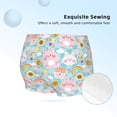 thumbnail image 2 of Pofeuu Love You Rabbit Print Soft Cotton Girls Boyshort panties Toddler Underwear-Large, 2 of 5