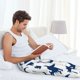 thumbnail image 5 of Balery Cute Cartoon Dinosaurs Pantalones de pijama para hombre, pijama ultraligero, pantalón de descanso-X-Large, 5 of 6