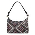thumbnail image 1 of 8115 Bolso Hombro Mujer Bordado Étnico Bohemio Casual Floral Pastoral Bolso Axila (geometría Negro), 1 of 9