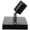 thumbnail image 1 of DECORNIJIA Black Iron Ceramic Lamp Bulb Holder 1Set with Rotatable 180 Degree Functionality, 1 of 8