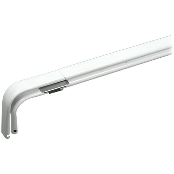 Levolor 13286 Heavy Duty Double Curtain Rod Width, 46-to-84-Inch, White