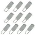 thumbnail image 2 of 10-Pack Zipper Pull Replacement Kit | Removable Metal & Rubber Zipper Heads | Universal Zip Repair for Jackets, Backpacks, Luggage & Boots | Non-Slip Grip Design, 2 of 6