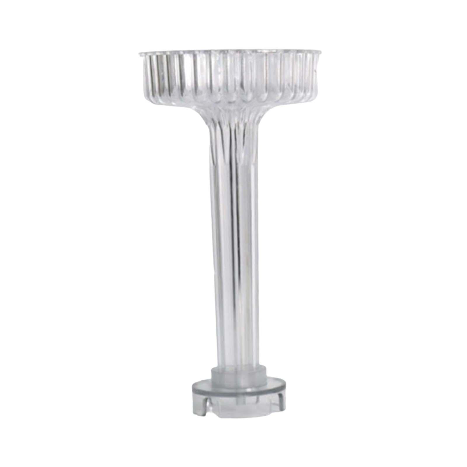 3D Geometric Stripe Candle Mould Decorative Making Supplies Handmade Casting Craft Art Acrylic Crafts Chassis Home Decor for Wedding Dinner 10 x 2 x 20.1cm