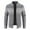 Gray, variant on Herrnalise Men's Fashion Autumn And Winter Stand Collar Sweater Casual Fleece Jacket Blue