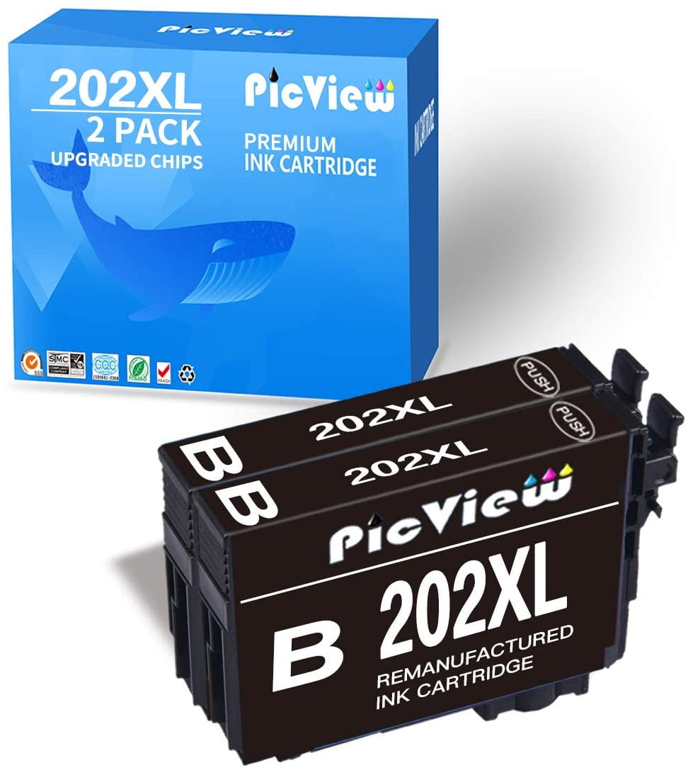 Picview Remanufactured Ink Cartridge Replacement For Epson 202xl 202 Xl T202xl T202 Xl For Wf 3139