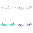 thumbnail image 1 of Juego de 4 de sol de diseñador retro SM SunniMix Gafas de sol con lente de moda para mujer, 1 of 8