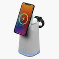 thumbnail image 3 of iHome Bluetooth Speaker with Wireless Charger, Charging Station with Color Changing Night Light, 3 of 4