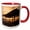 Red/White, variant on 3drose, California, La Jolla. Surf Shack at Windansea Beach, 15oz Mug