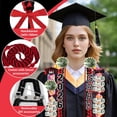 thumbnail image 7 of Miguan 18 Pcs Graduation Leis Class of 2026 Double Braided Ribbon Money Lei Kit Gift Party Favor for Women Men(Red,Black), 7 of 7