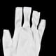 thumbnail image 3 of Guante con protección UV, guantes de protección profesionales blancos de punto elásticos sin dedos para manicura larga, 3 of 5