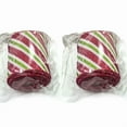 thumbnail image 3 of 2 Rolls Christmas Ribbon Christmas Ornaments Striped Webbing Party Ribbon, 3 of 7