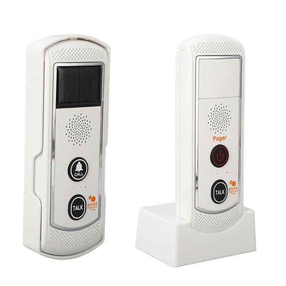 Yajisi Solar Wireless Doorbell 2 Way Intercom System 6561 ft / 2000 m Range Waterproof Home Security