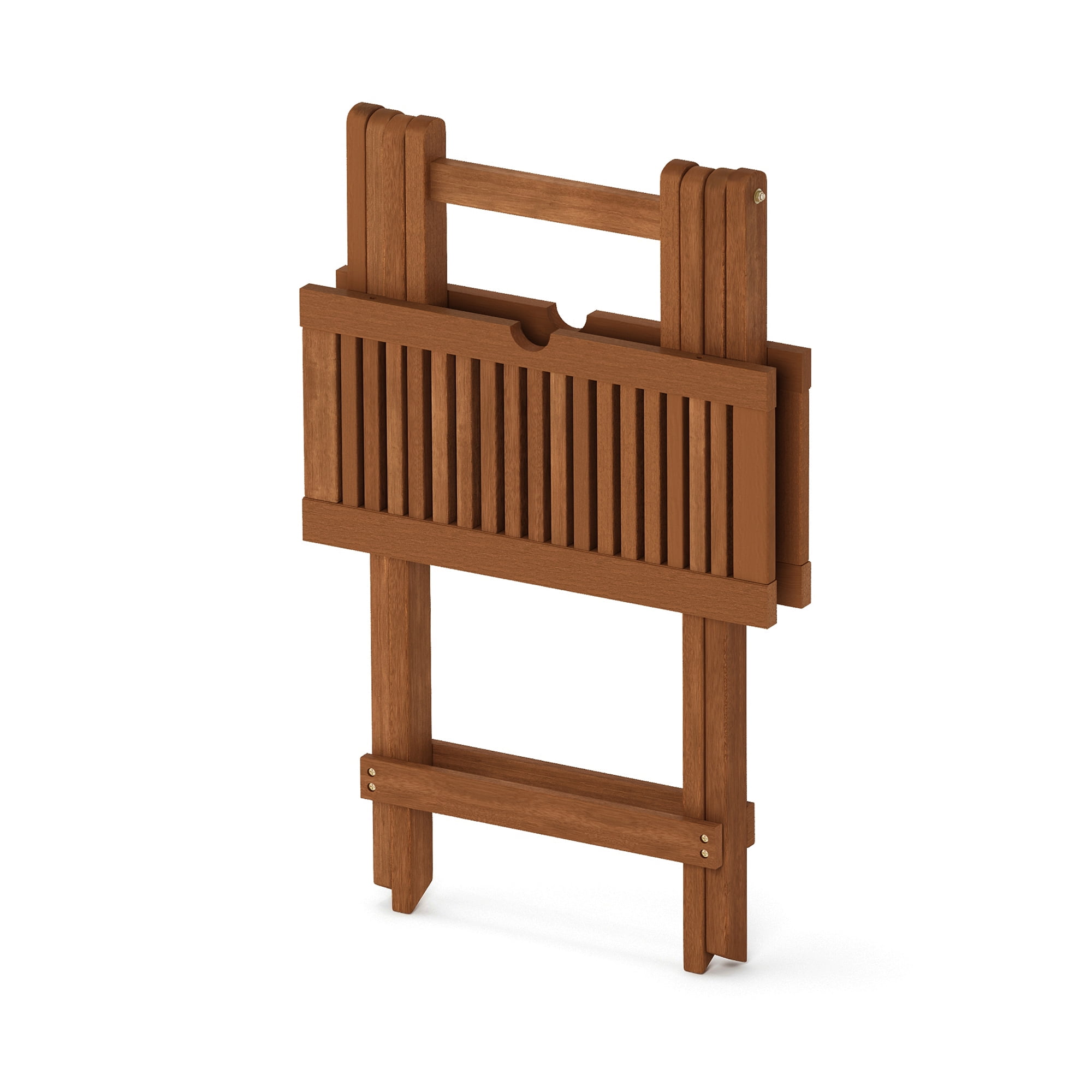 Tavolo Da Patio Furinno Tioman - 2 Livelli, Legno Meranti, Naturale - Foto 4