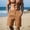 Khaki, variant on Viadha Mens Cotton Linen Shorts Stretch Summer Beach Shorts Casual Elastic Waist Drawstring Shorts with Pockets