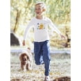 thumbnail image 2 of Funny Kids Lion Drawing Long Sleeve Toddler -Image by Shutterstock,  4 Toddler, 2 of 4