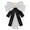 White, variant on INSPIRE CHIC Women's Bow Ties Polka Dots Ribbon Shirt Collar Decoration Brooch Pin Black