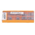 thumbnail image 2 of Lathe Turning Tool, Wear Resistance Low Friction Coefficient High Working Efficiency CNC Lathe Insert 10 Pcs Tin Plated  For Milling For Cast Iron, 2 of 8