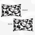 thumbnail image 4 of Bixox Seamless Pattern Cute Panda Printed Pillow Protector,Super Soft Ideal for Home,Guests,Rentals - 16"x24", 4 of 8