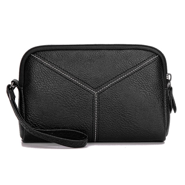 Bolsa Mini de teléfono multifunción de cuero PU para mujer, de mano para monedas (negro) Tmvgtek Para Estrenar