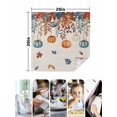 thumbnail image 4 of Orange Blue Pumpkins Fall Cloth Napkins Set of 8 Reusable Dinner Napkins, Weeping Botanical Thanksgiving Rustic Cocktail Napkin Washable Table Napkins for Wedding/Holiday Party/Baby Shower 20"x20", 4 of 7