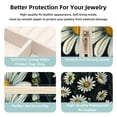 thumbnail image 3 of Daisy Travel Portable Square Jewelry Box Organizer: Ideal Solution for Rings, Earrings, Necklaces, Bracelets, and More! Gift for Girls and Women., 3 of 6