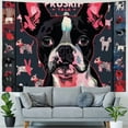 thumbnail image 4 of Orinice Boston Terrier Tapestry Wall Hanging Unique Style Graphic Tapestries Home Wall Decor Art for Living Room Bedroom Apartment Farmhouse Dorm 50x40inch, 4 of 6