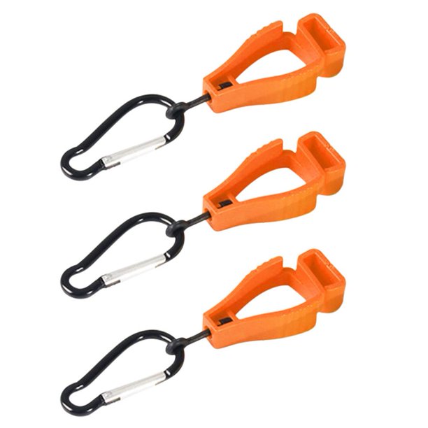 3 uds. Glove Grabber Clamp Catcher Clip de trabajo de seguridad colgador (naranja) Tmvgtek Para Estrenar