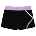 thumbnail image 5 of Hansber Kids Girls Athletic Shorts V-Waistband Gym Workout Yoga Booty Shorts Dance Gymnastics Lavender 10, 5 of 5
