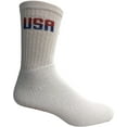 thumbnail image 4 of SOCKS'NBULK 60 Pairs Wholesale Bulk Sport Cotton Mens Crew, Ankle, Tube Socks, Size 10-13 (Usa Mens White Crew), 4 of 6