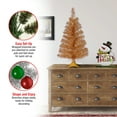 thumbnail image 2 of National Tree Company Artificial Christmas Tree, Champagne Gold Tinsel, Includes Stand, 3 feet, 2 of 6