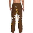 thumbnail image 3 of Picia Gnomes With Honey Mens Soft Woven Cotton Elastic Waistband Sleep Pajama Pant Lounge Sleep Pant With Pockets And Drawstring-Small, 3 of 9