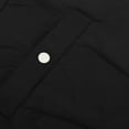 thumbnail image 4 of Maoxin Mens Jackets Men's Solid Color Long Sleeved Pocket Hooded Jacket Long Sleeve Hoodless Casual Outwear Jackets Black 2XL, 4 of 5