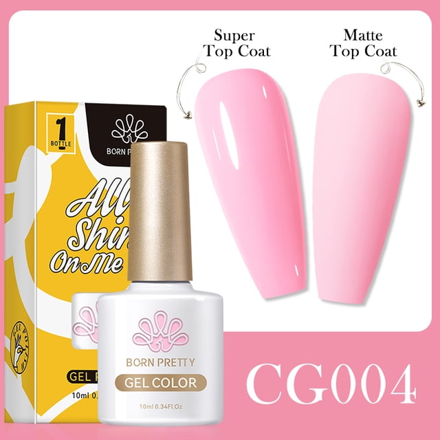 BORN PRETTY Summer Yellow Nail Gel Soak Off UV Esmalte De Uñas Decoración Arte Brillo Barniz 10ml