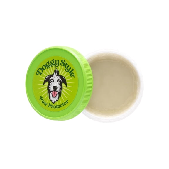 Doggy Style Paw Protector Balm for Dogs, Plant-Based and Lick-Safe, Heals Dry Cracked Paws and Noses, Hypoallergenic, Made in USA