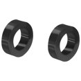 thumbnail image 1 of Unique Bargains Ronde Dentée Ron 200 Pièces en Nylon 4,2 Mm x 7 Mm x 2 Mm L pour Bloc de Vis M4, Noir, 1 of 5