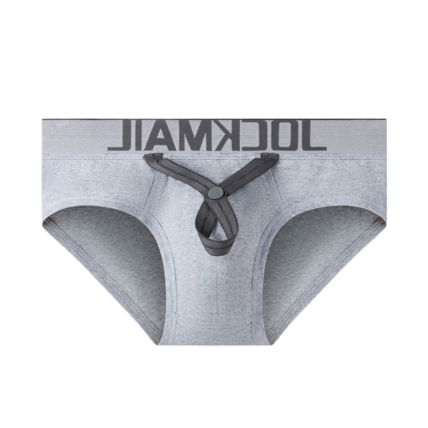 Mens Tanga Ropa Interior Calzonines Casual Sólido Trasero Elevador Transpirable Nylon Spandex Deporte