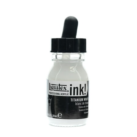 Professional Acrylic Inks titanium white, 432, 30 ml (pack of 3)
