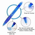 thumbnail image 4 of YingYouFu 3Black 3Blue Erasable Pen Boxed, Retractable Fine Point Black and Blue Ink Rub Out Pen, Writhing Comfortable to Use for Taking Marking Planner, 4 of 7