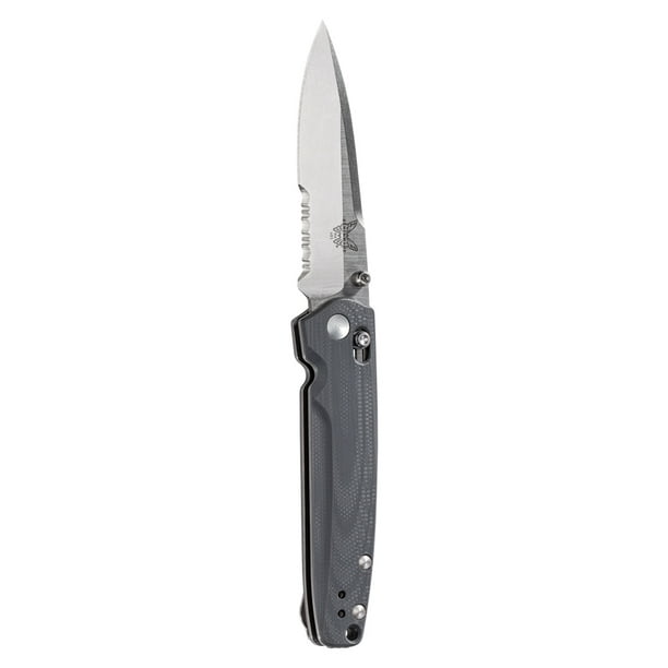 Benchmade Valet AXIS® Lock Knife with Serrated Blade and Thumb Stud